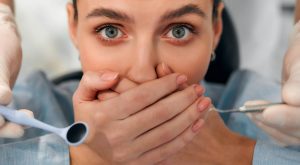 lady with bad breath